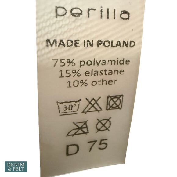 NEW Perilla Harlow One Corset Lingerie Black Flocked Velvet Mesh 32D Luxe Sexy - Picture 12 of 12